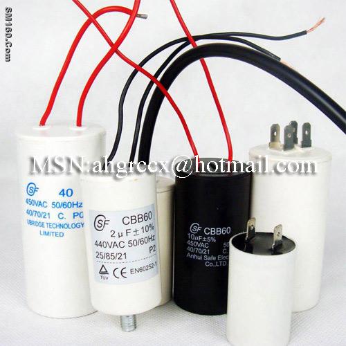 Running AC motor capacitors CBB60