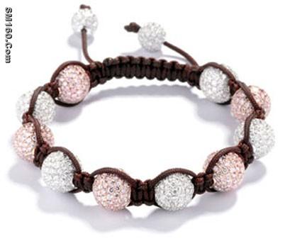 ball crystal shamballa bracelet