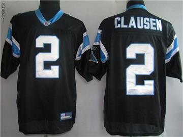 Carolina Panthers 2 Jimmy Clausen Black NFL Jerseys