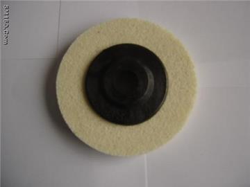 white cotton polishing wheel 4''x1/2''