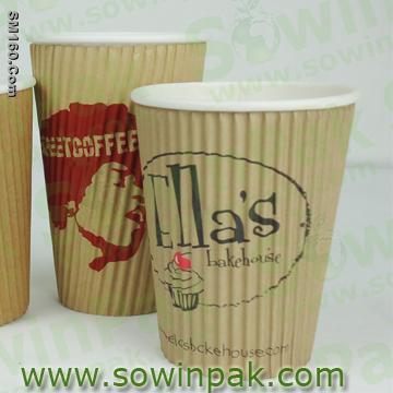 Ripple wall hot cups