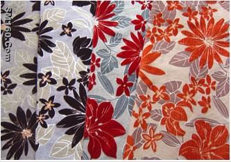 fashion flocked fabric suit for curtain or sofa fabric 