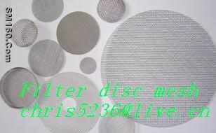 Filter disc mesh ] stainless steel screen mesh