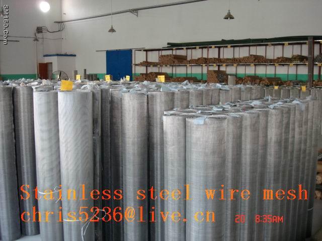Twill weave stainless steel microgroove wire mesh 