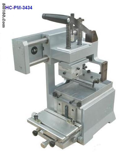 Manual pad printer, manual pad printing machine, manual pen printer, manual pen printing machine