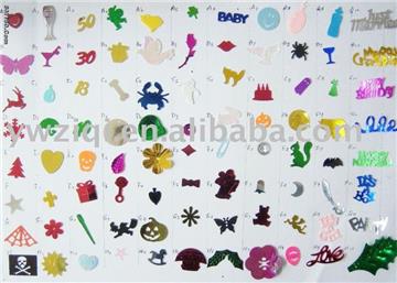festival PVC different design party confetti