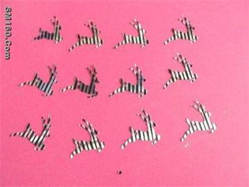Deer  party confetti for Christmas decoration