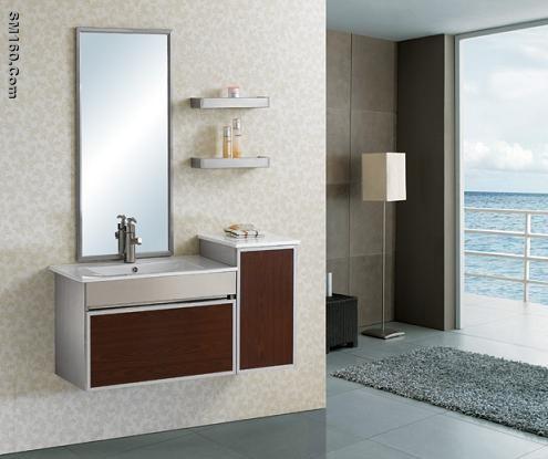 Offer classic stainless steel bathroom cabinet
