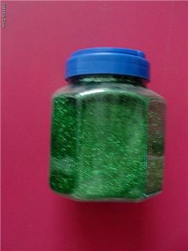 green hexagon high temoerature colorful decoration glitter powder