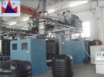 EXTRUSION BLOW MOULD MACHINE FOR TANK