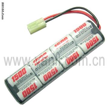 9.6V 1500mAh Airsoft Gun Battery