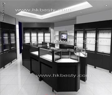 3D jewelry display kiosk,jewelry store layout