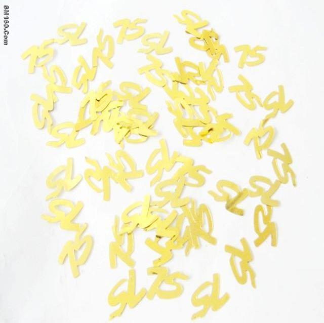 PVC number confetti for Festival party celebration
