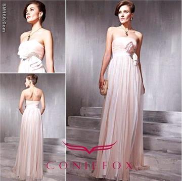 2011 glamorous off shoulder bowkot beading bridesmaid dresses 