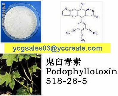 Podophyllotoxin, podofilox