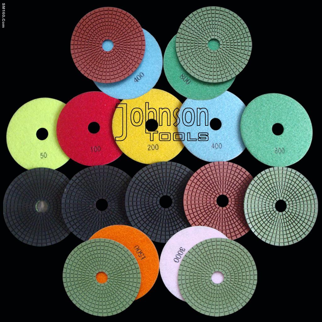  125mm diamond wet polishing pad