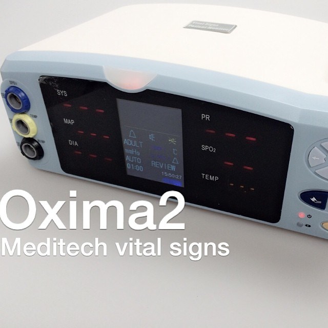 Meditech Oxima2: Monitor Funkcji Vital Signs Z Parametrami Czestosci Tetna Ce Approved