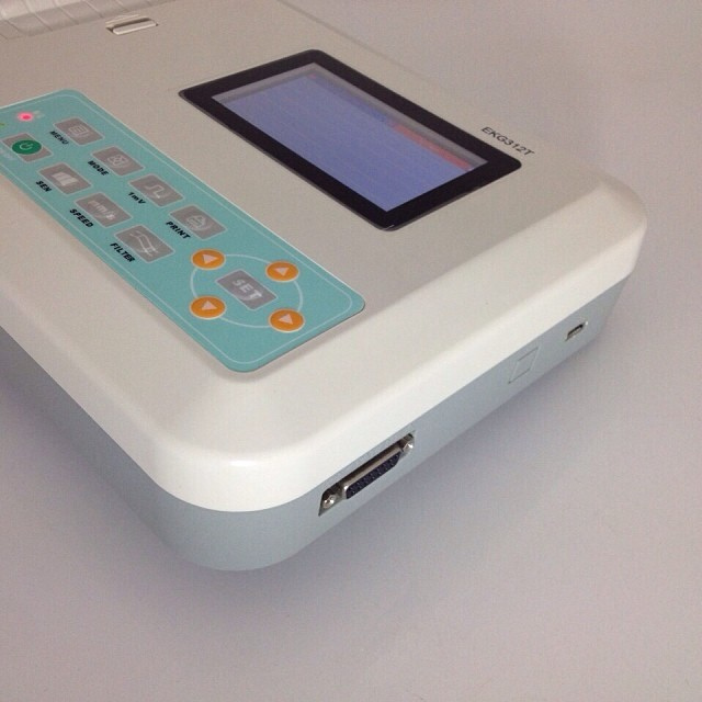 Three Channel EKG Electrocardiograph Machine EKG312t Ce Approved