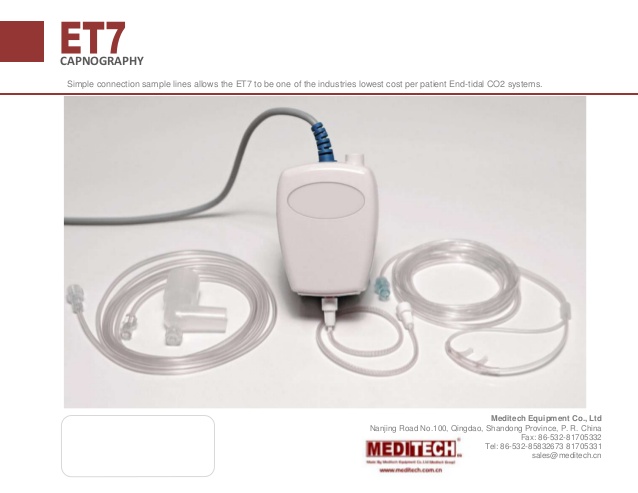 Meditech MDET7 External side stream ETCO2