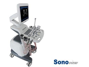 Meditech 3D Color Doppler Sonoview Machine Trolley Ultrasound Ce Approved