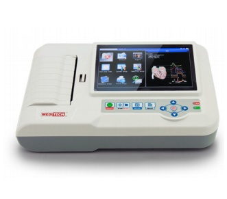 Portable ECG Machine Electrocardiograph with Ce Certificate-Meditech 6012EKG
