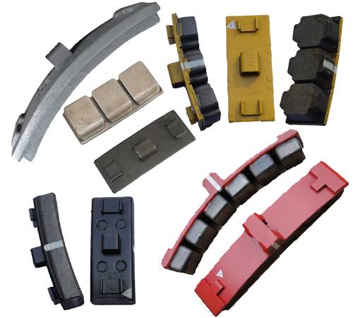 railway brake disc block shoe coupler hose for railcar and locomotive