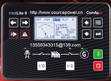 ComAp InteliLite 9 IL3LAMF9BAA Single gen-set controller