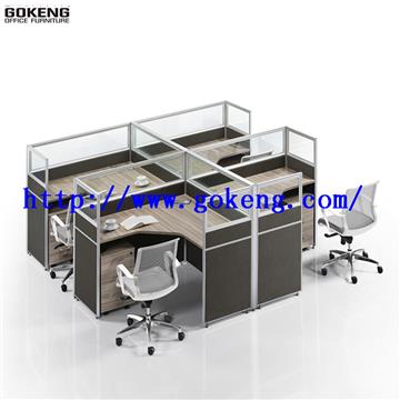 GOKENG Customized Acceptable Safety Modern Office Table Partition glass office partition with Reasonable Price