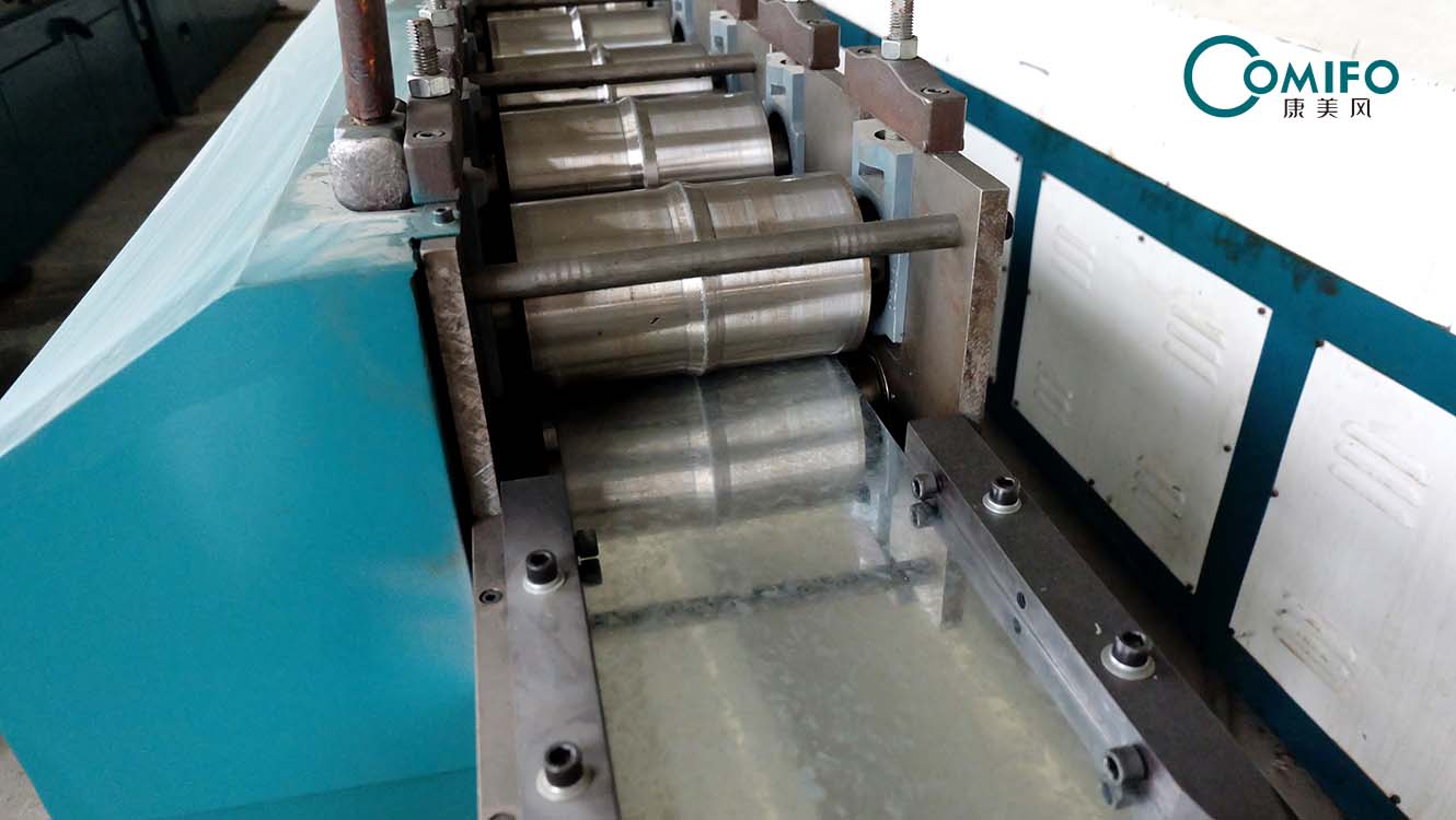 Fire Damper Blade Forming Machine, Fire damper machine, Volume damper machine