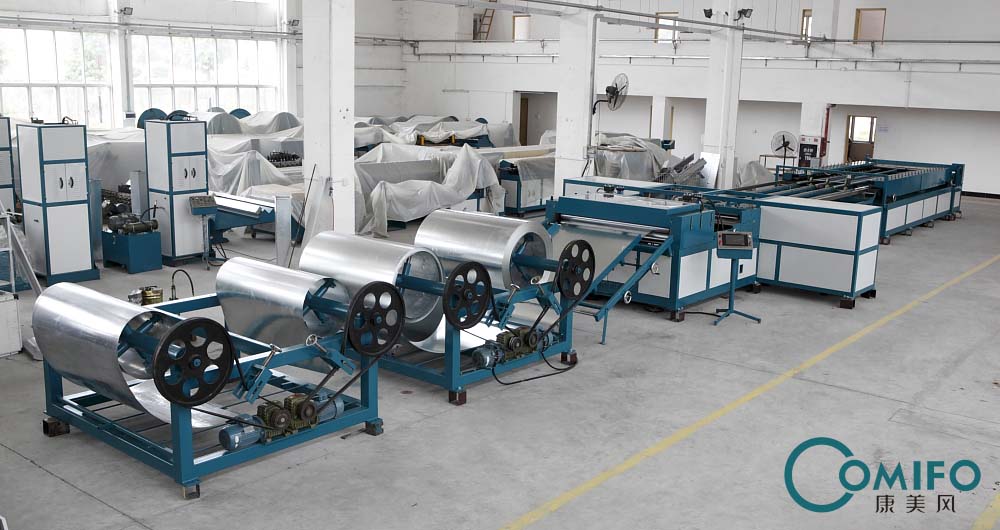 Auto duct line 7, duct machine, duct forming machine