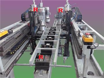 House ladder riveting machine,Ladder drilling machine,Multi-head ladder drilling machine