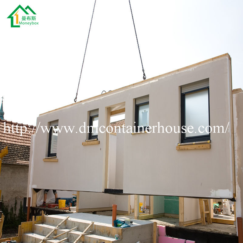 Container prefab house with solar panels of prefab floating house factory hot sales