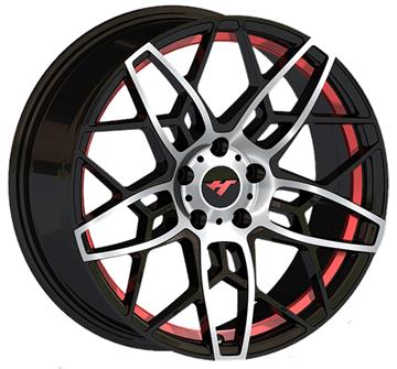 18 inch black machine aluminum alloy wheels JH-S03 of Jihoo Wheels