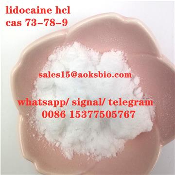 buy lidocaine, lidocaine hcl, cas 73-78-9 from factory,sales15@aoksbio.com