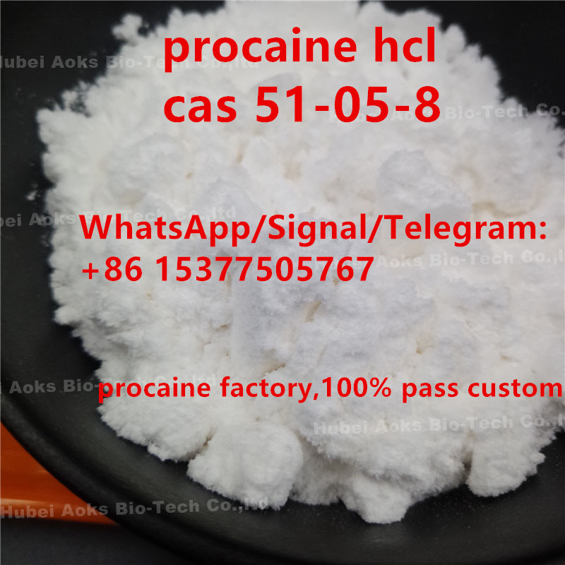 buy procaine hcl cas 51-05-8 from AOKS factory,sales15@aoksbio.com