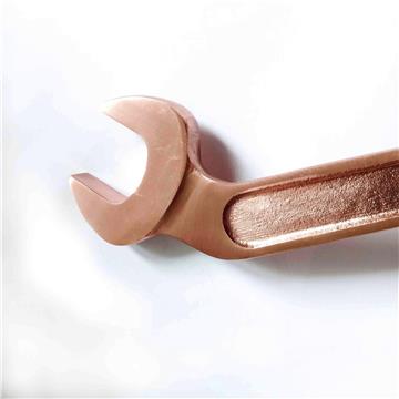 Non -sparking Wrench Bent Striking open 41mm Beryllium bronze Hebei sikai low price selling