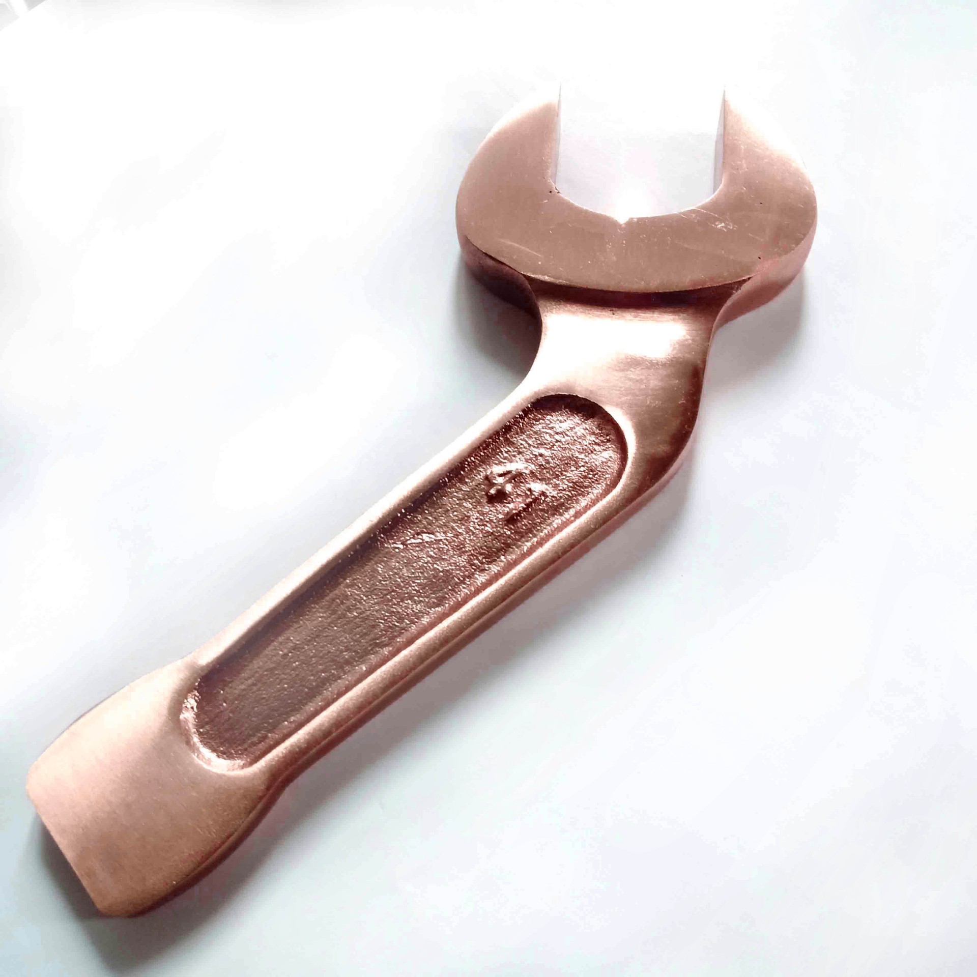 Non -sparking Wrench Bent Striking open 41mm Beryllium bronze Hebei sikai low price selling
