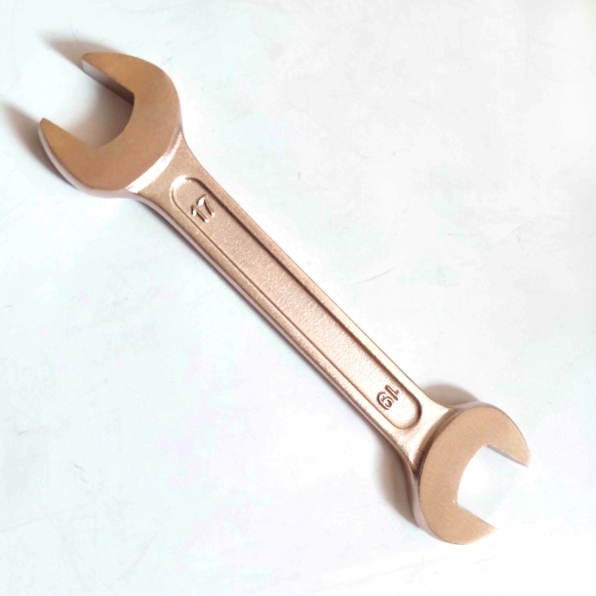 Non-sparking tools 17*19mm Be-cu Wrench double open end quantity safety tools