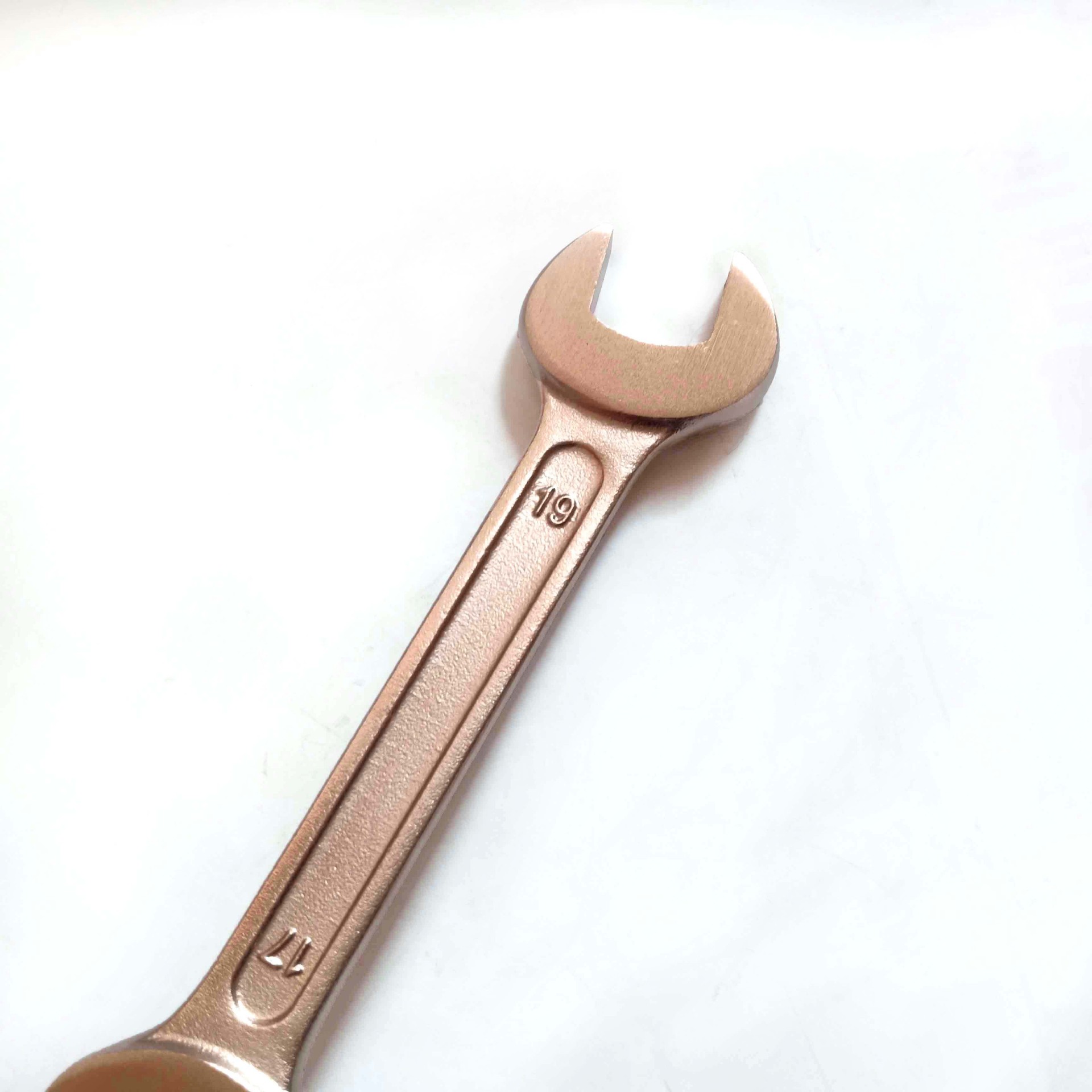 Non-sparking tools 17*19mm Be-cu Wrench double open end quantity safety tools