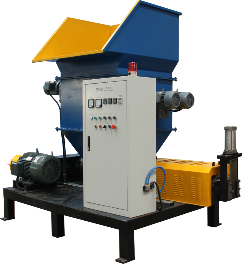 waste foam hot melting machine