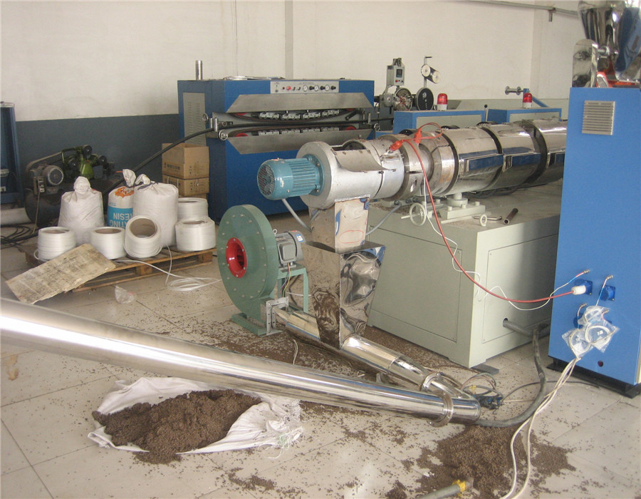PVC hot cut granulating line