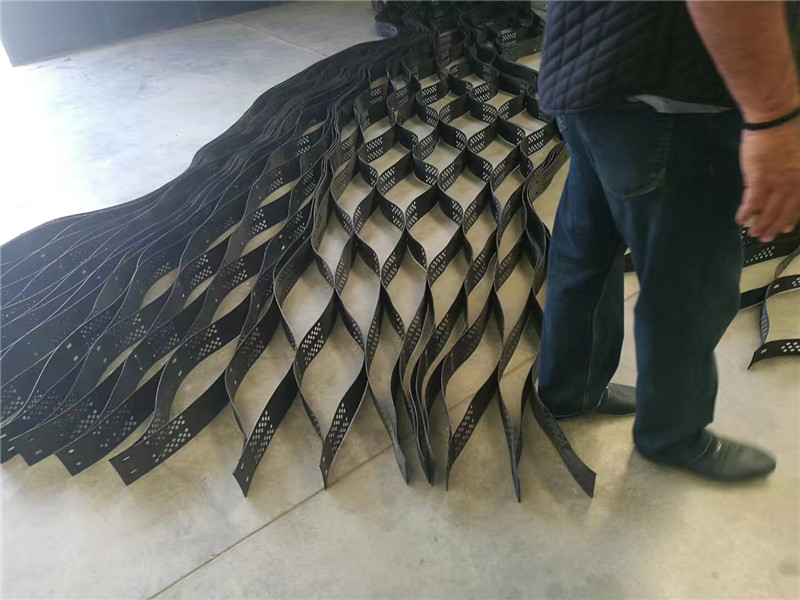 HDPE Geocell extrusion lines used for high way roadbed
