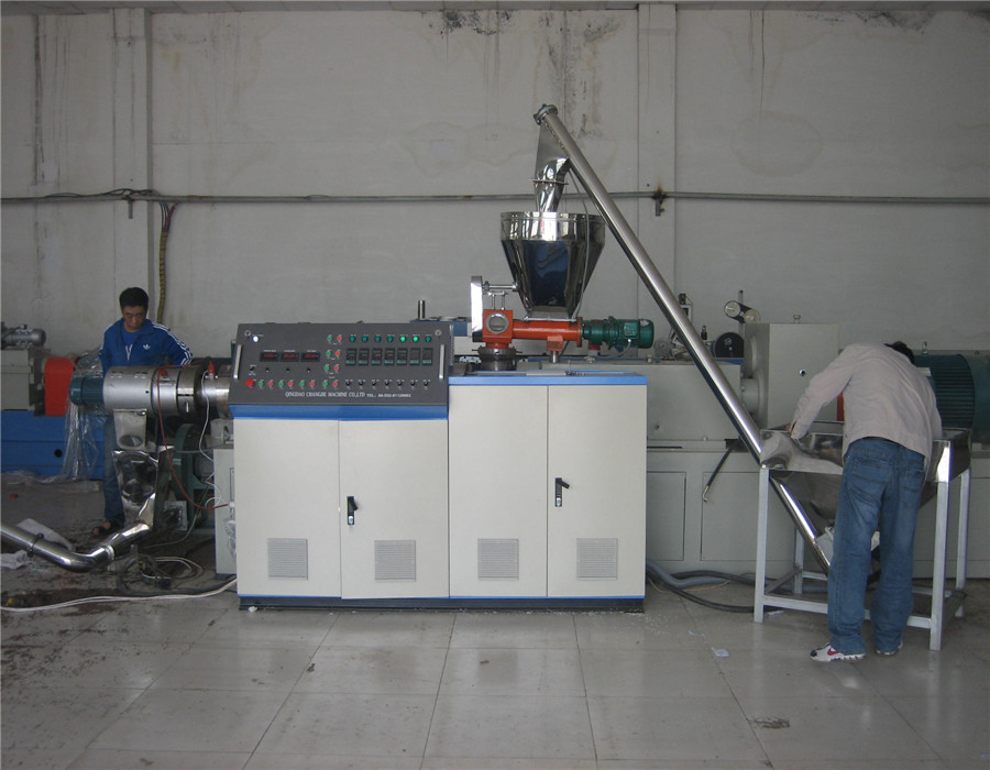 PVC hot cut granulating line