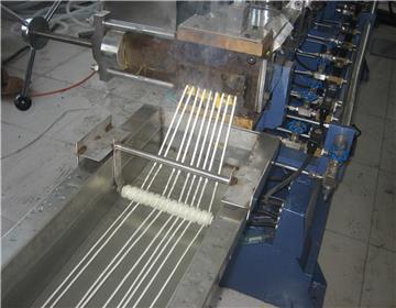CaCO3 Mastbatch Filler, Colour Masterbatch and PE Fiber Glass  Extruder Granulation Machine