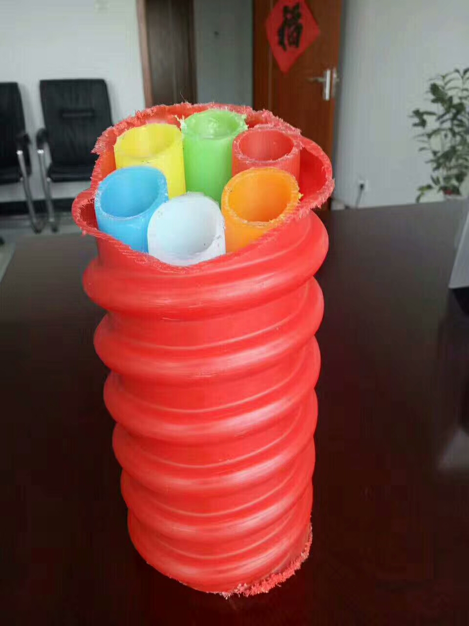 Cod Spiral Cable Protection Pipe Making Machine / Manufacturing Machine