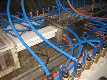 PVC Profiles Production Line /pvc window and door profile machine