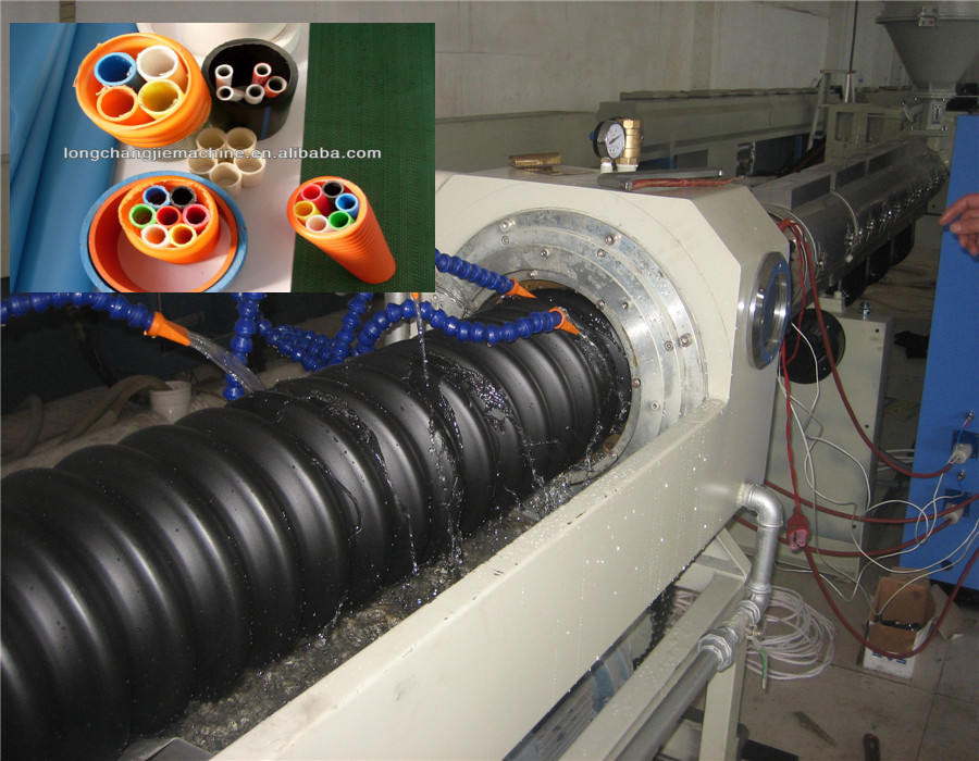 Cod Spiral Cable Protection Pipe Making Machine / Manufacturing Machine