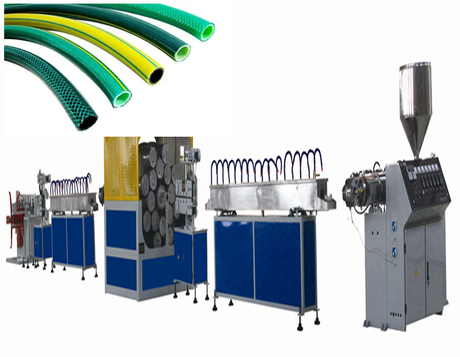 Soft PVC Fiber Reinforced Hose/Garden Hose Making Machine/Production Line