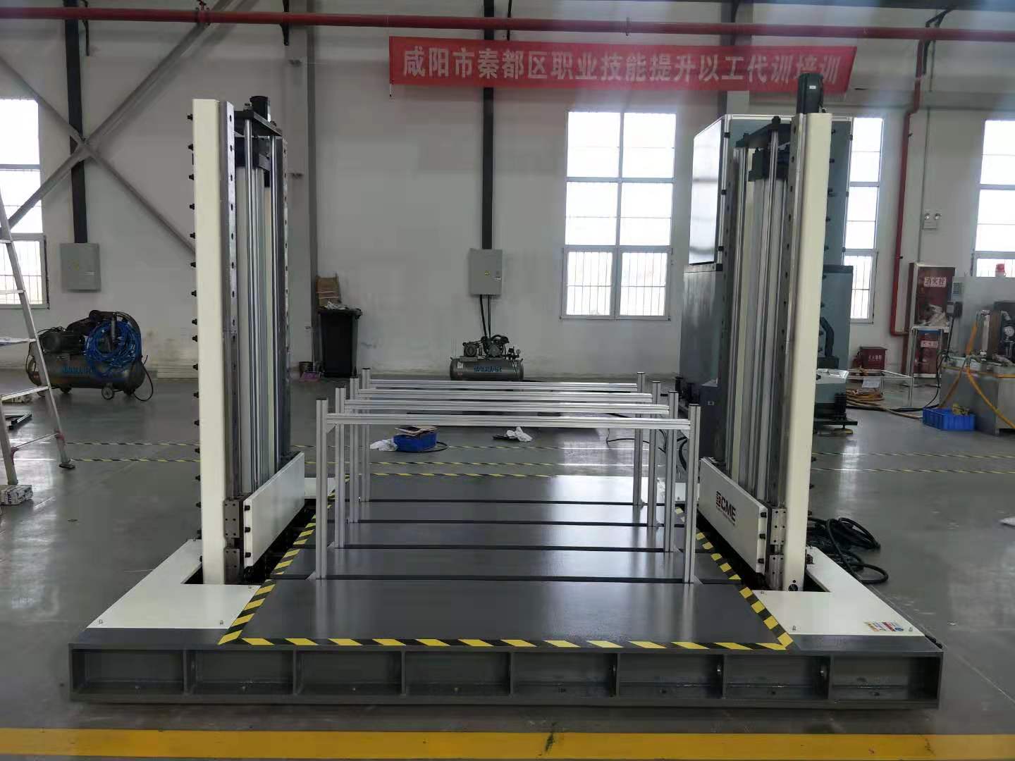 Double lift drop tester