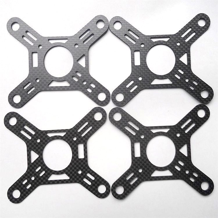 3K carbon plate CNC carving aircraft model center UAV rack cutting carbon plate processing
